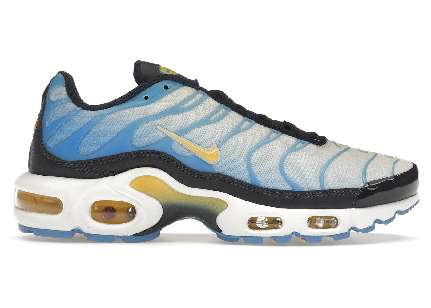 Nike Air Max Plus-University Blue Topaz Gold (Women's)