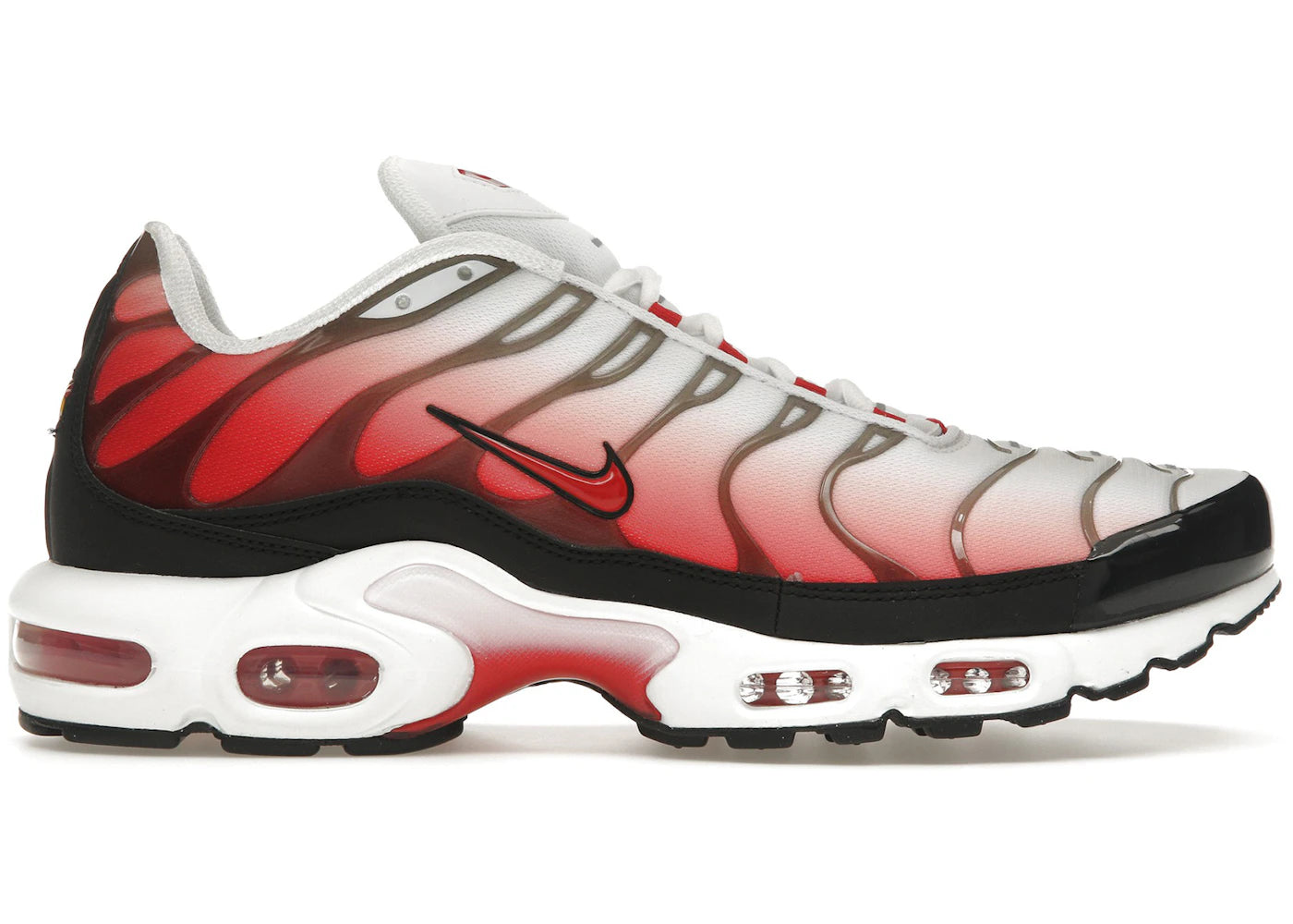 Nike Air Max Plus-White Black University Red