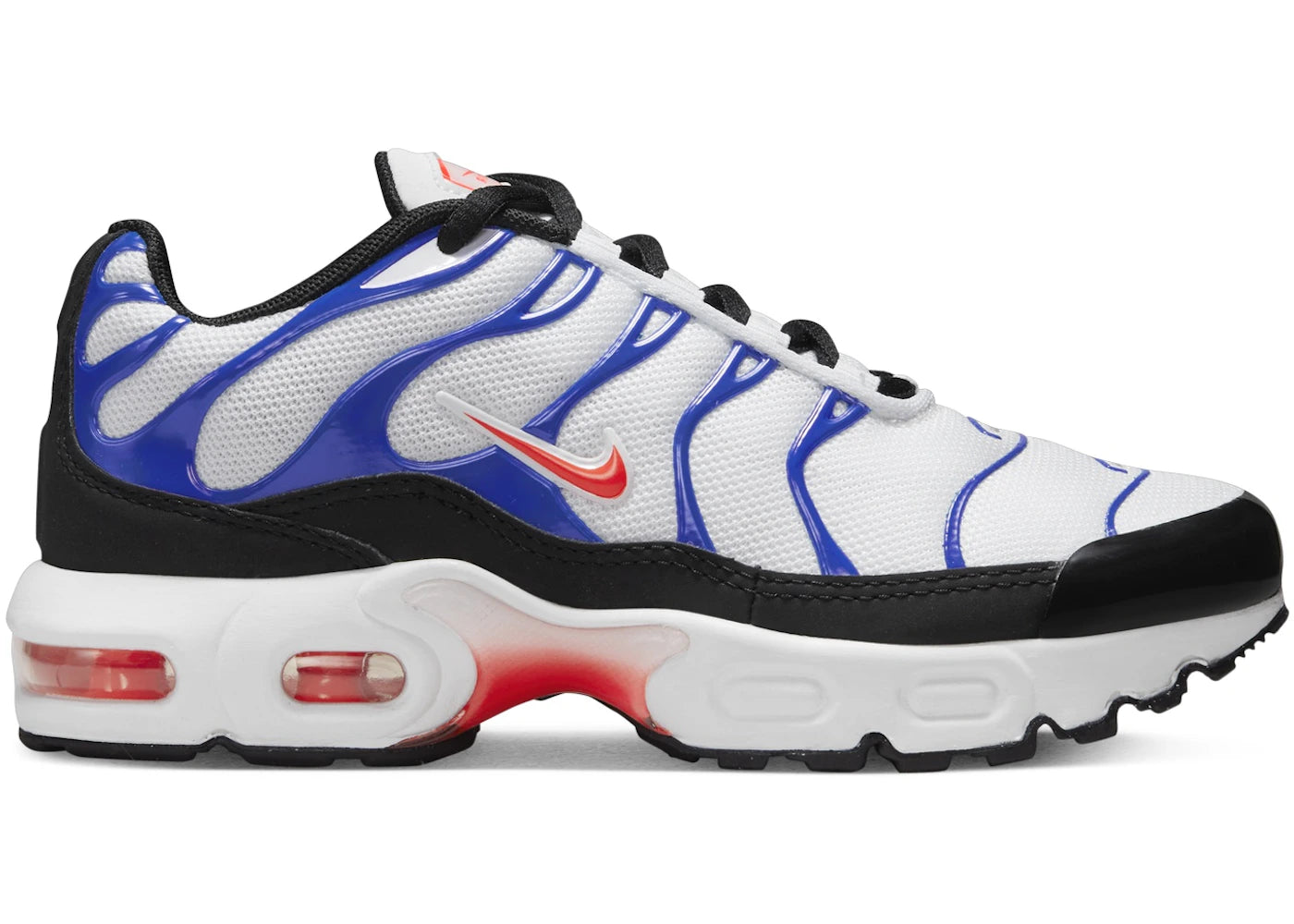 Nike Air Max Plus-White Game Royal Black Bright Crimson (PS)