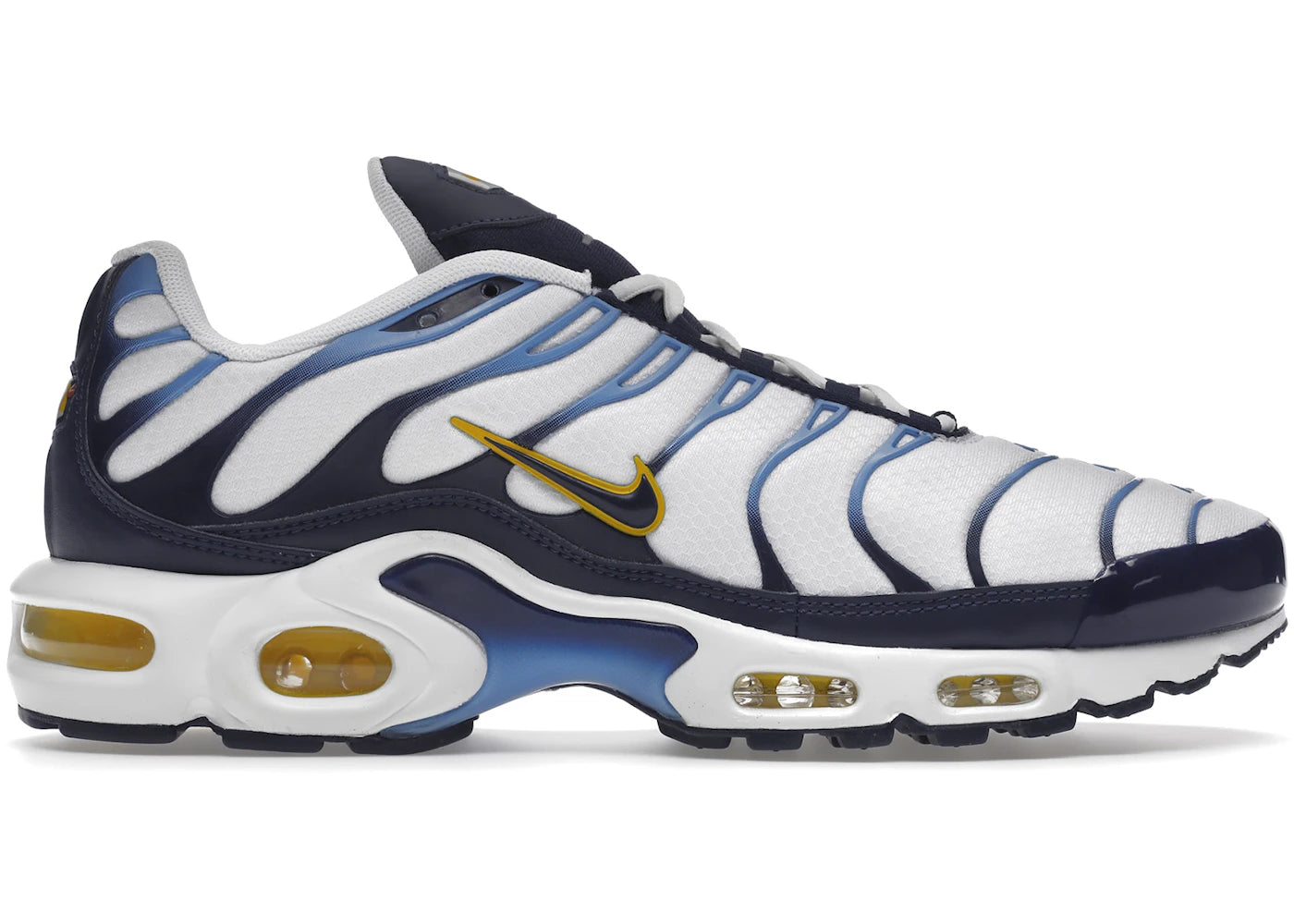 Nike Air Max Plus-White Navy Gold