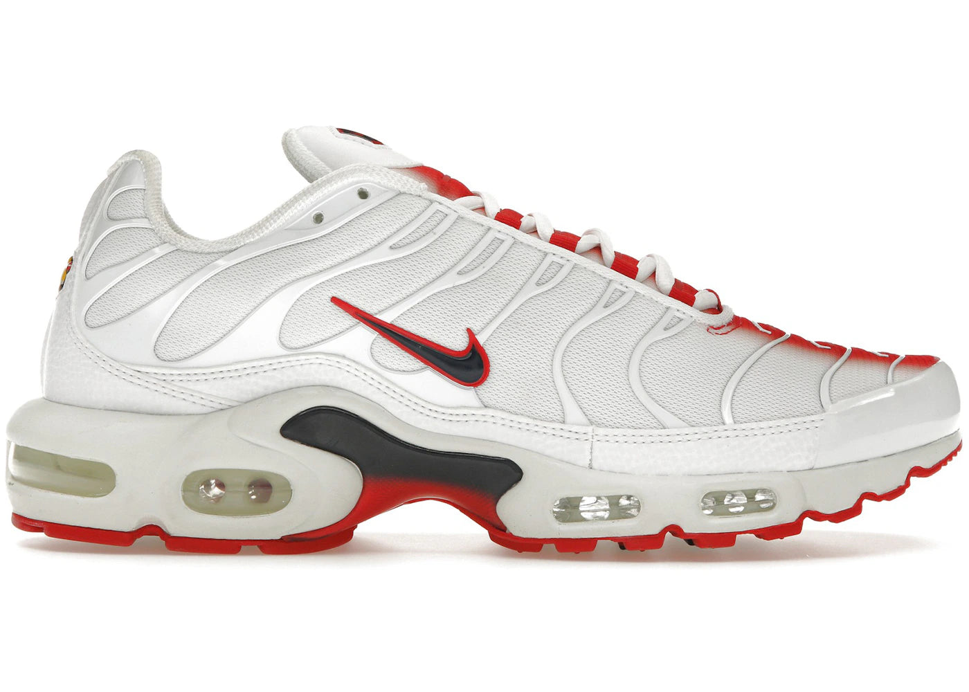Nike Air Max Plus-White University Red