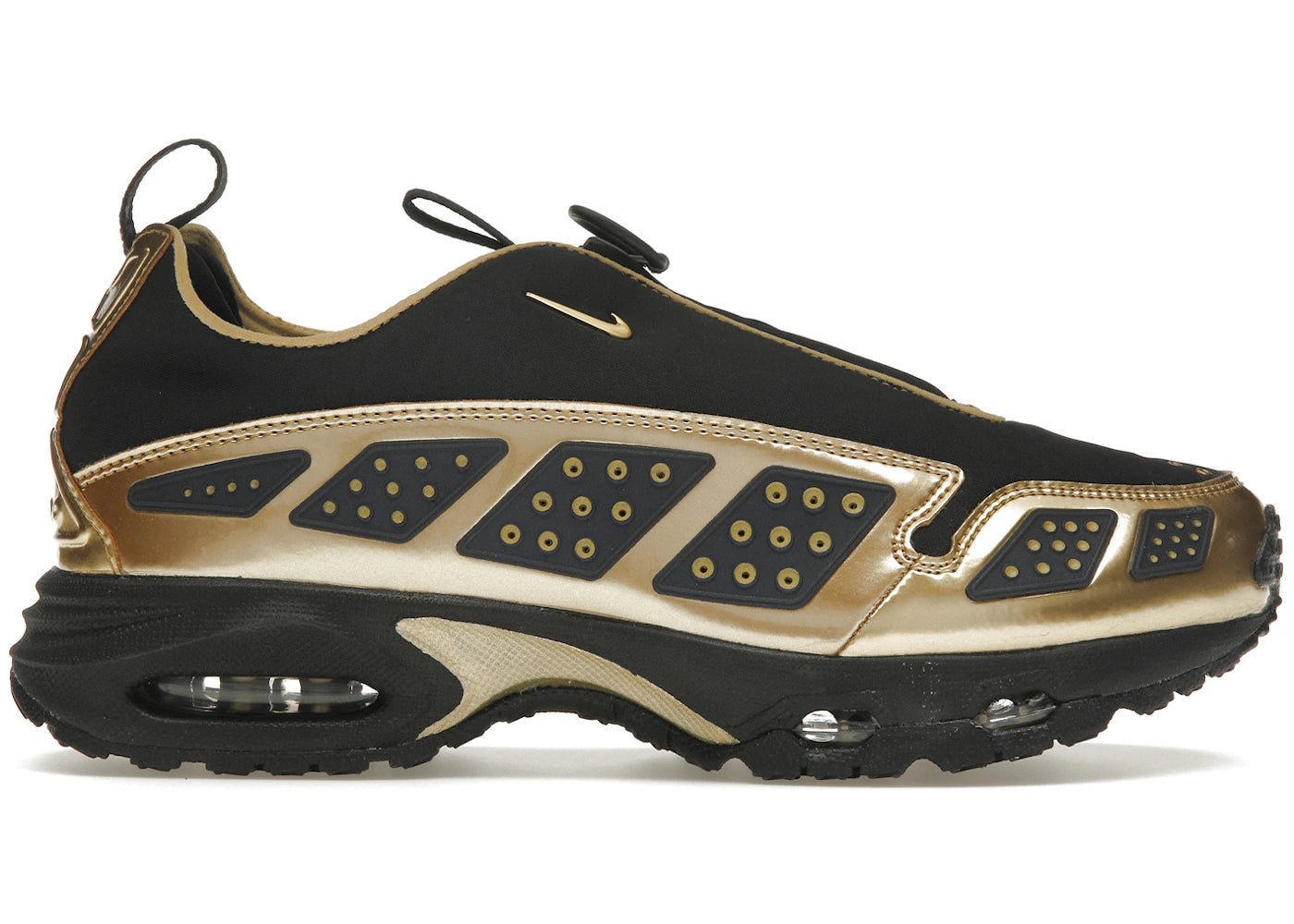 Nike Air Max Sunder-Black Dark Smoke Grey Metallic Gold (Women's)