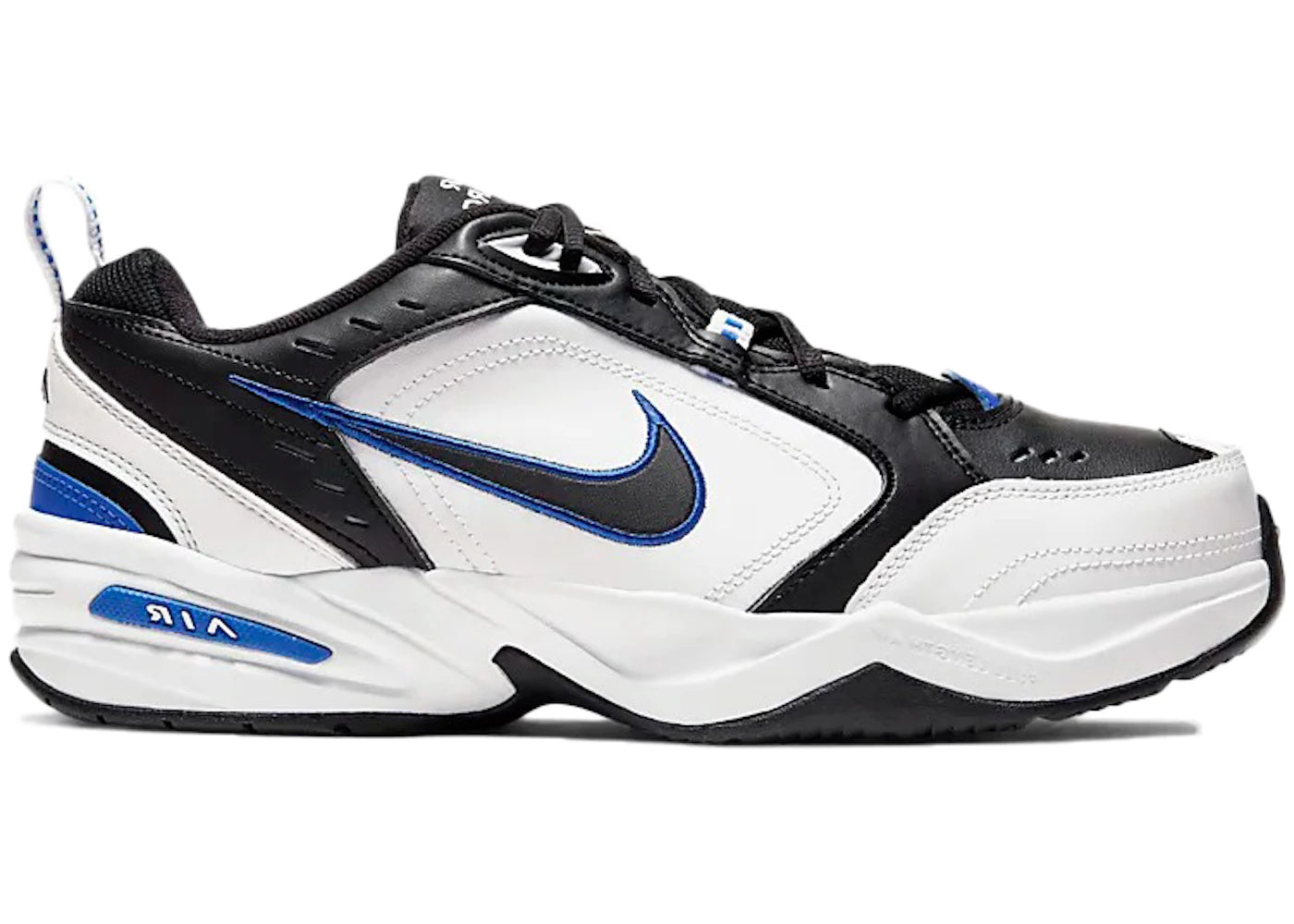Nike Air Monarch IV-Black White Royal Blue