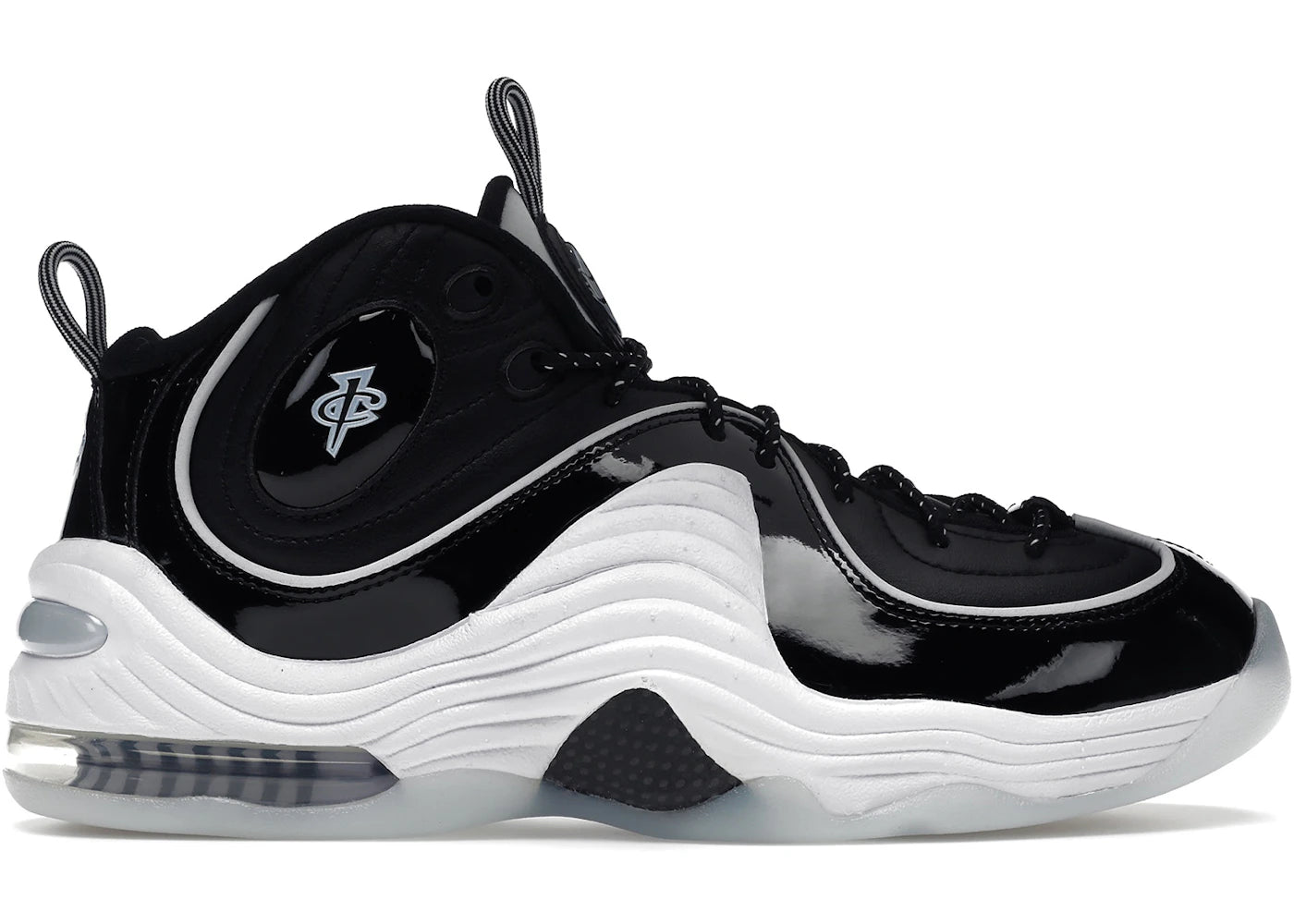Nike Air Penny 2-Black Patent Football Grey