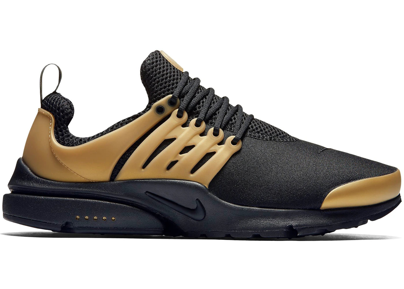 Nike Air Presto Black Metallic Gold
