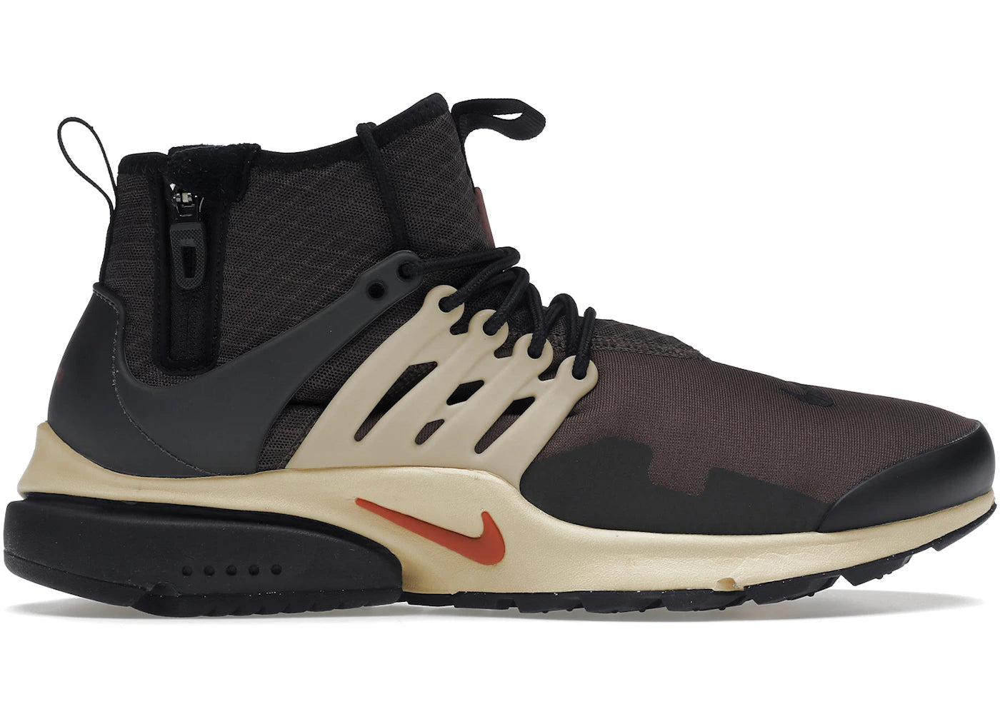 Nike Air Presto Mid Utility-Baroque Brown Sesame Sequoia Canyon Rust