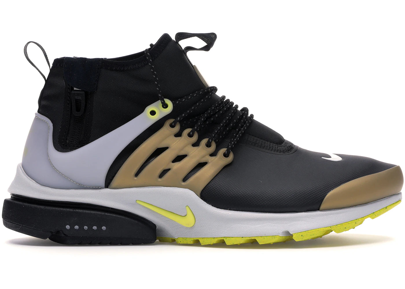Nike Air Presto Mid Utility-Black Yellow Streak