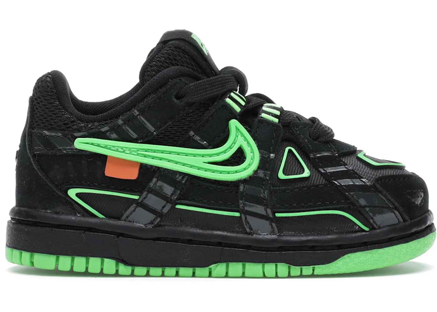 Nike Air Rubber Dunk-Off-White Green Strike (TD)