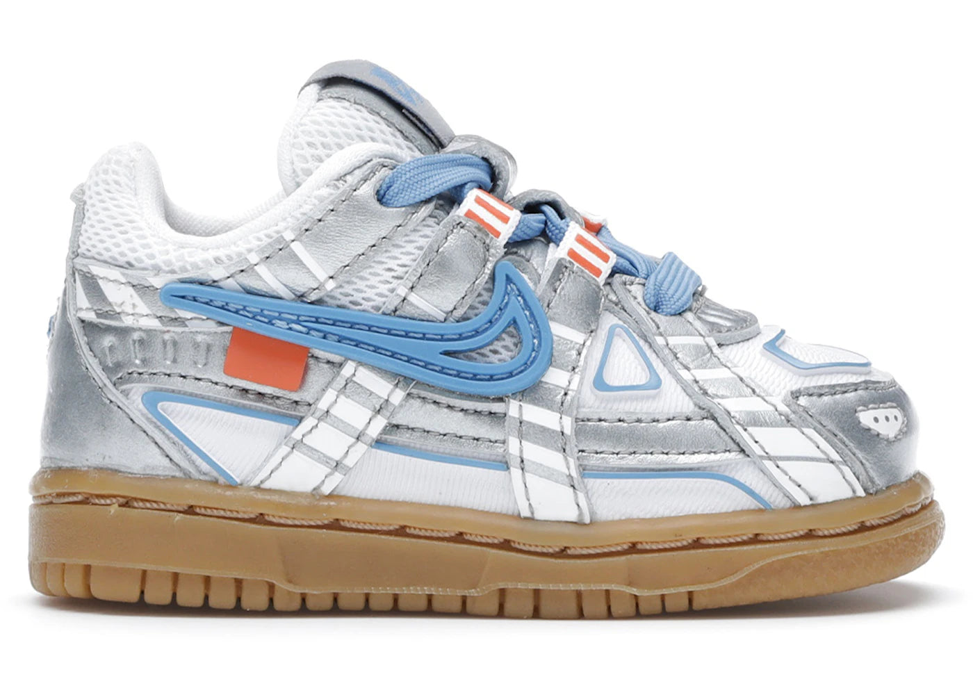 Nike Air Rubber Dunk-Off-White University Blue (TD)