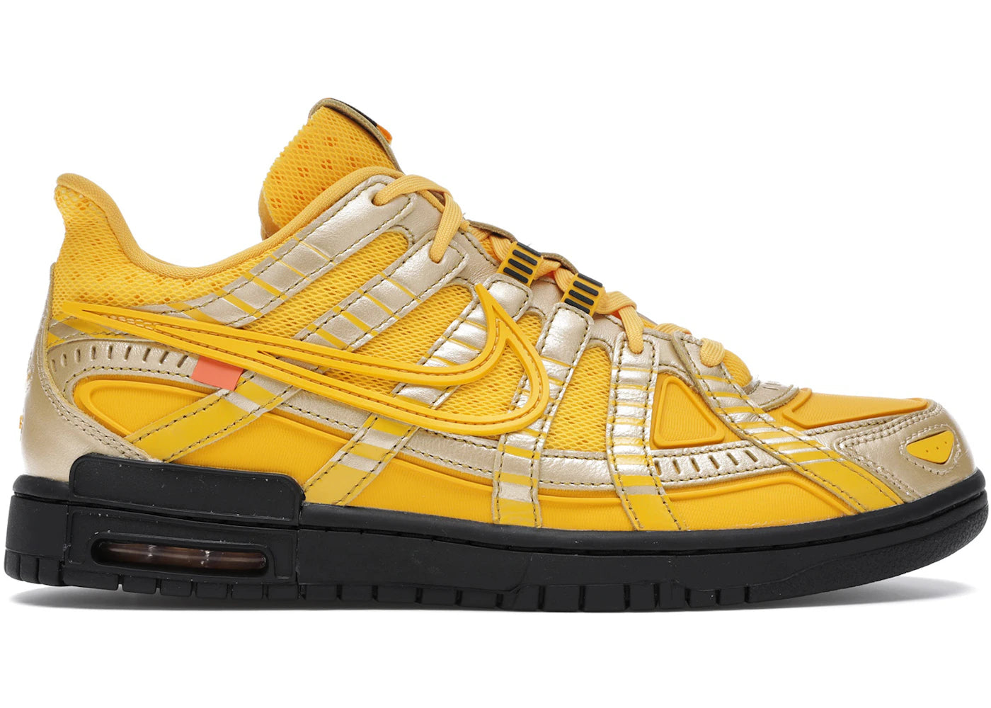 Nike Air Rubber Dunk-Off-White University Gold