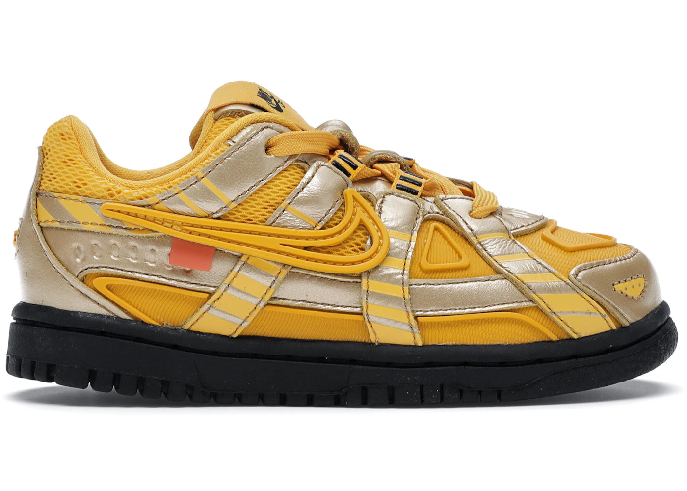 Nike Air Rubber Dunk-Off-White University Gold (TD)