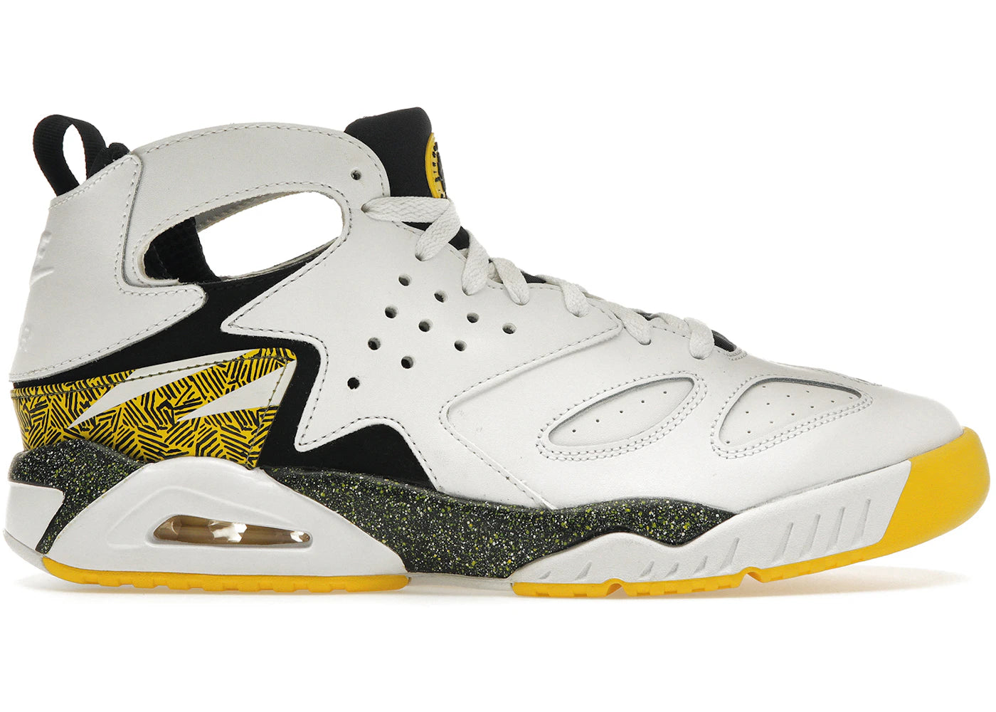 Nike Air Tech Challenge Huarache-White Tour Yellow