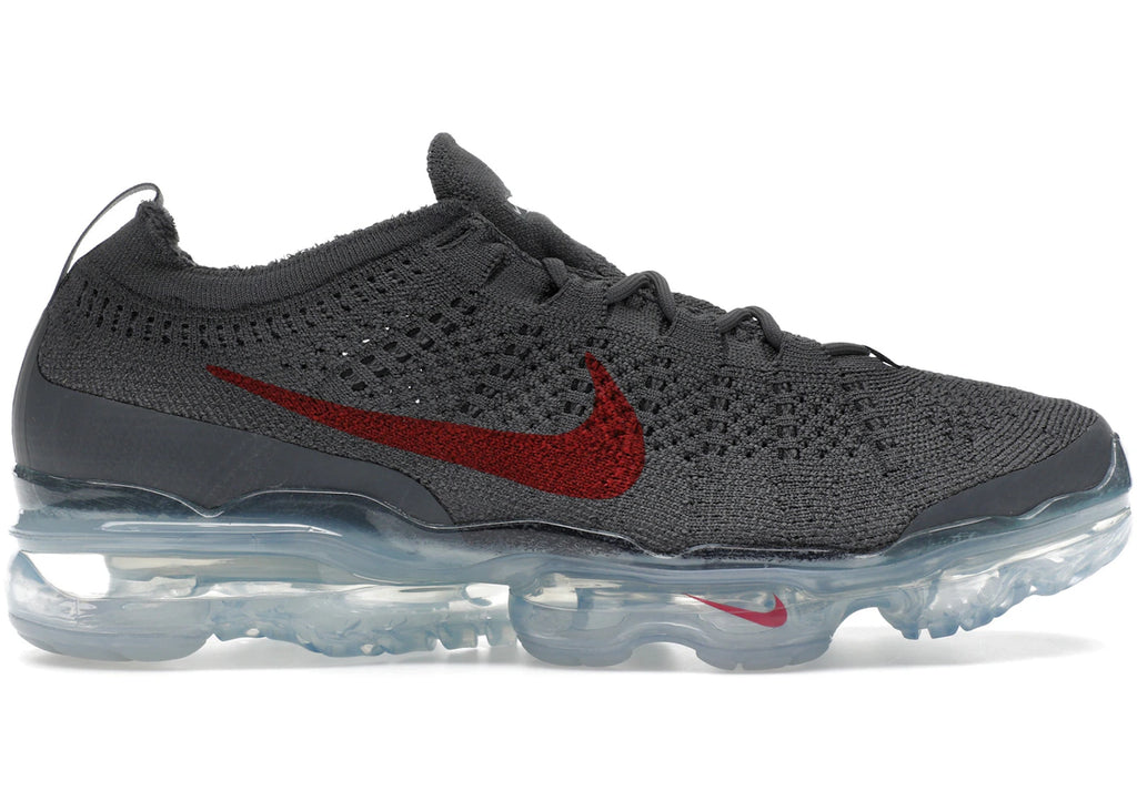 Nike Air VaporMax 2023 Flyknit Dark Grey Gym Red - main view
