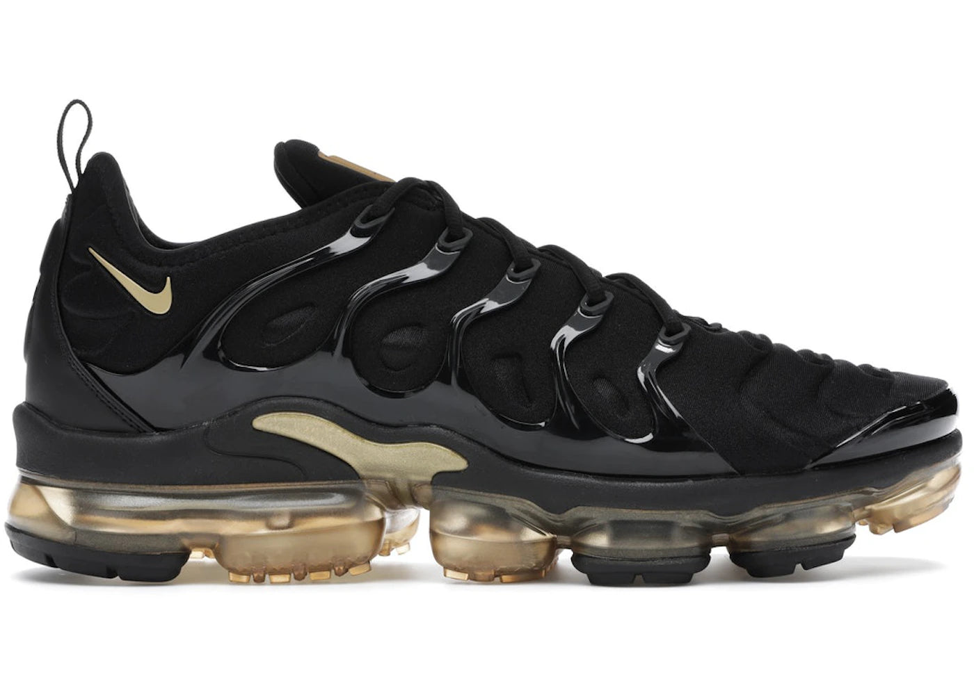 Nike Air VaporMax Plus Noir Or Métallisé
