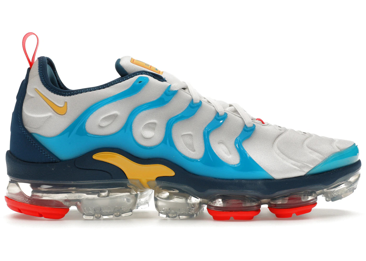 Nike Air VaporMax Plus - Blanc Citron Pulse Bleu Industriel