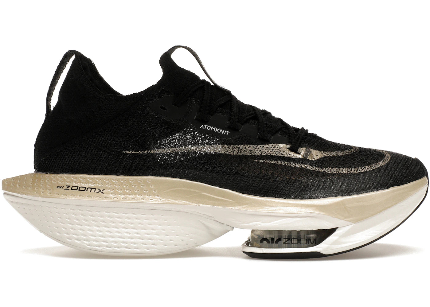 Nike Air Zoom Alphafly Next% 2-Black Metallic Gold Grain