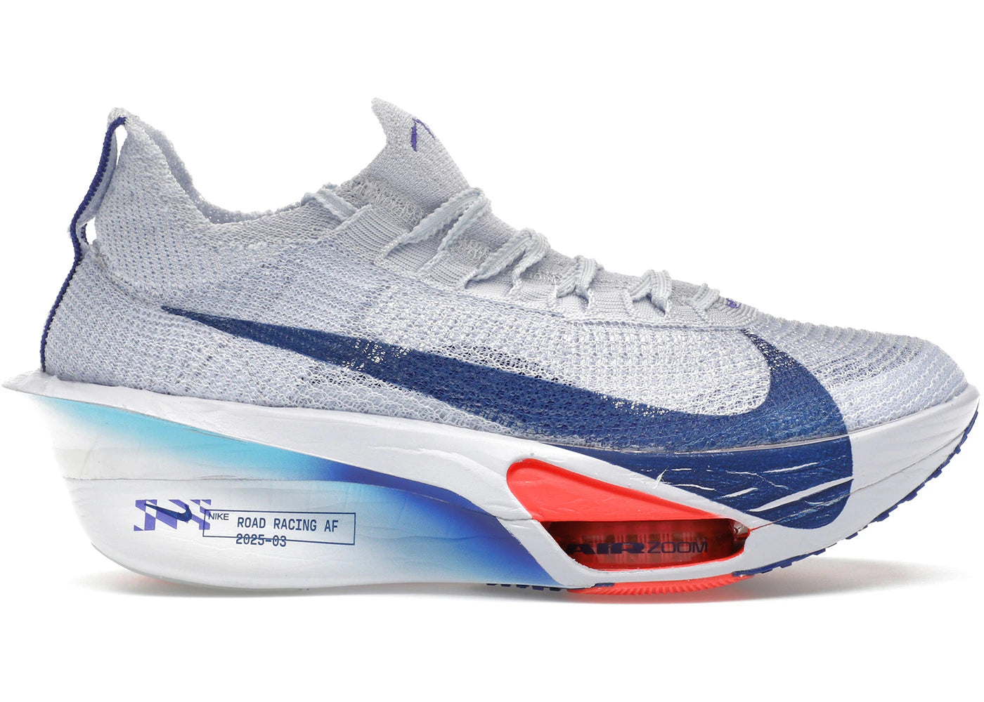 Nike Air Zoom Alphafly Next% 3-Football Gris Fantôme Violet Persan Bleu Void (Femme)