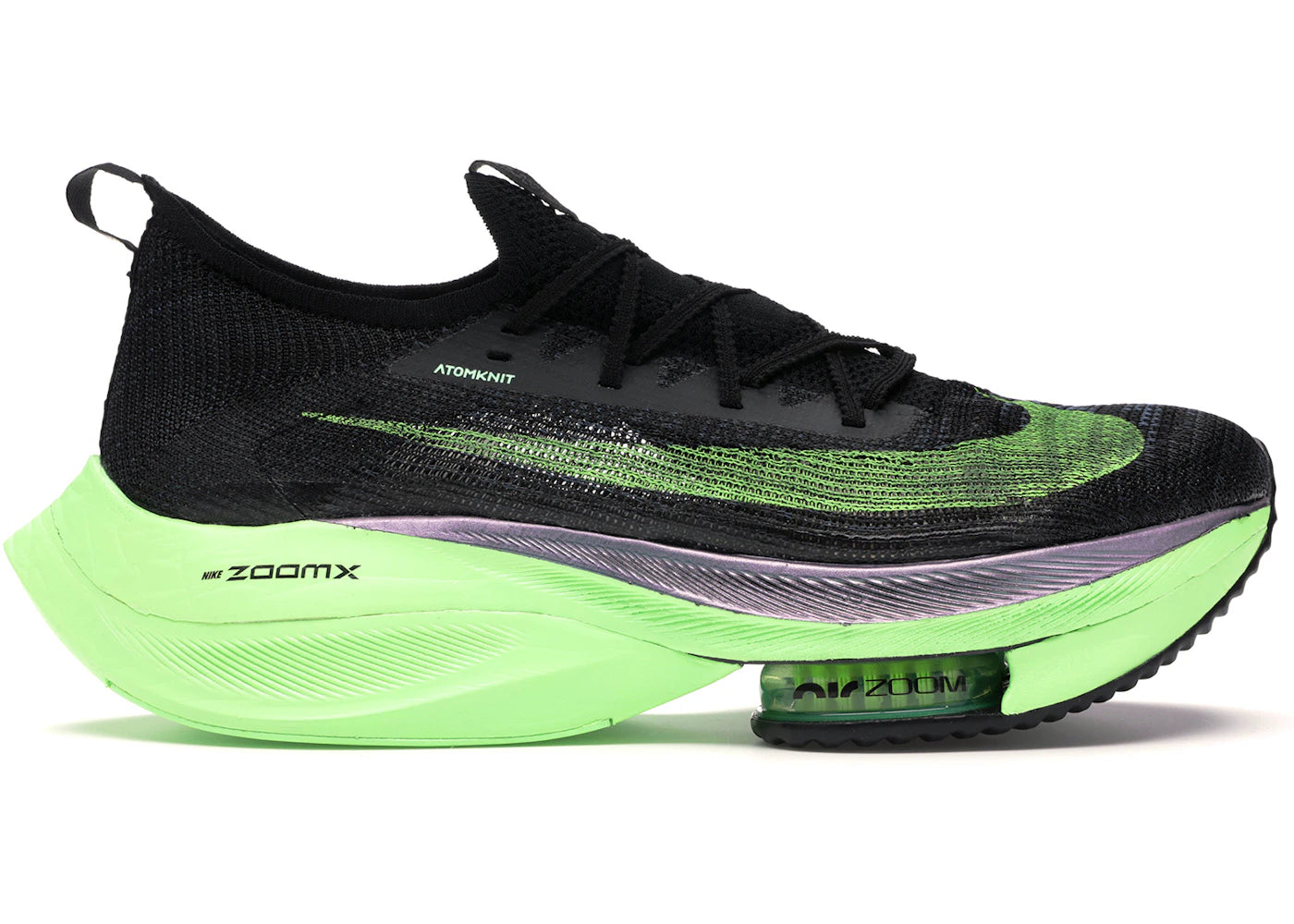 Nike Air Zoom Alphafly Next%-Black Electric Green