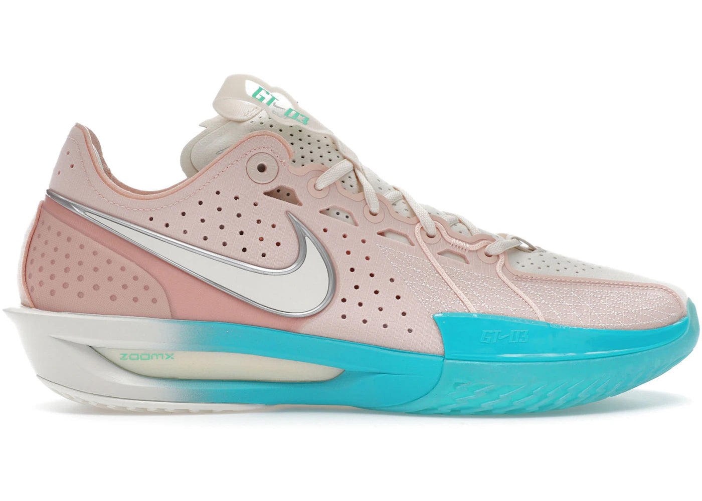 Nike Air Zoom GT Cut 3-Washed Coral Dusty Cactus Metallic Silver Chalk