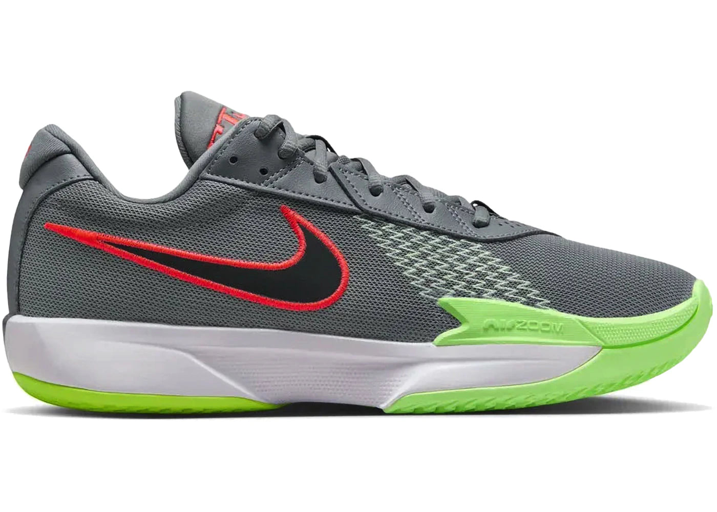 Nike Air Zoom GT Cut Academy Gris fumé Volt Cramoisi
