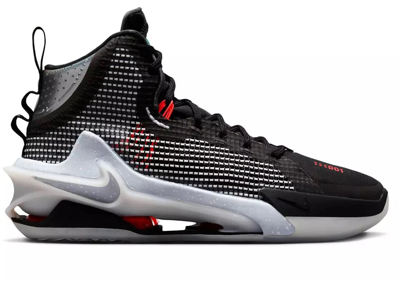 Nike Air Zoom GT Jump Black White Solar Red