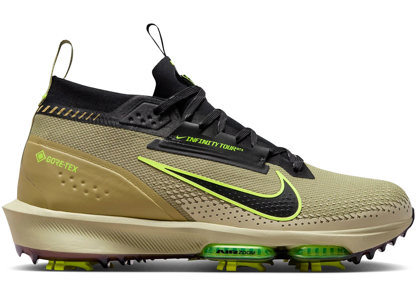 Nike Air Zoom Infinity Tour 2 Gore-Tex Dusty Olive Volt Black