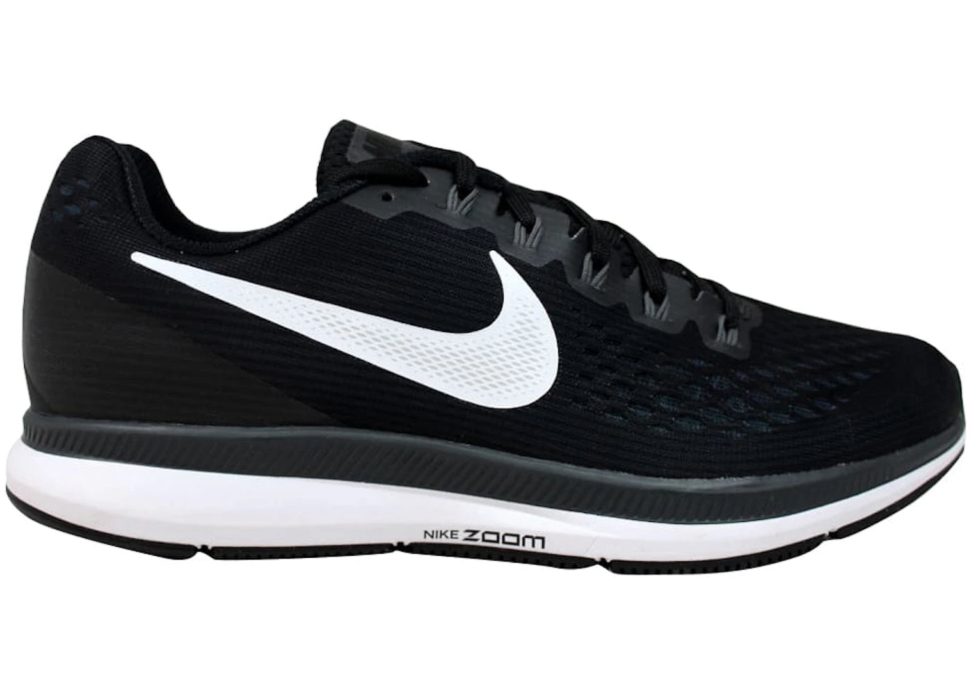 Nike Air Zoom Pegasus 34-Black White Dark Grey