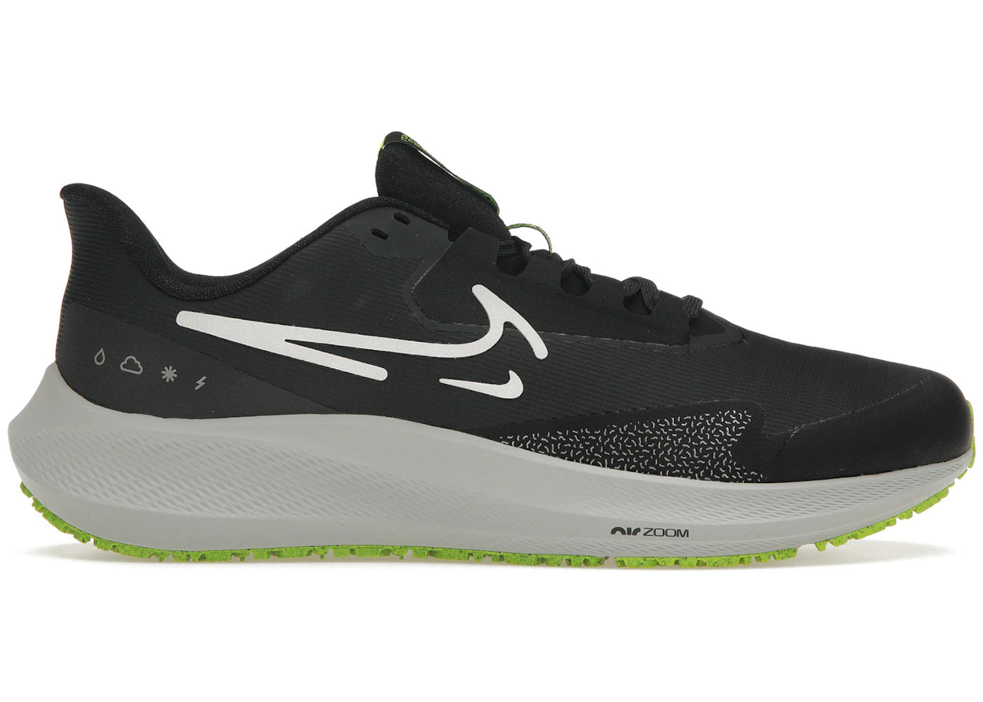 Nike Air Zoom Pegasus 39 Shield-Black Dark Smoke Gray Volt