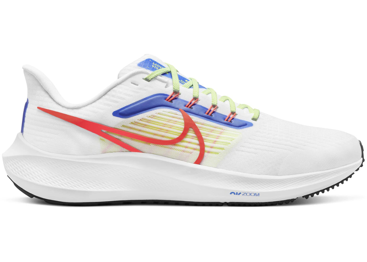 Nike Air Zoom Pegasus 39-White Crimson Racer Blue