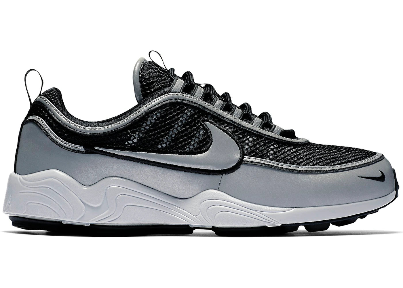 Nike Air Zoom Spiridon 16-Black Silver Reflective
