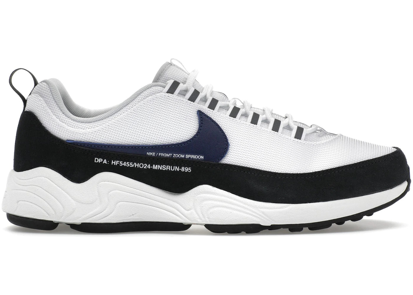 Nike Air Zoom Spiridon Fragment Design Blanc Bleu Voie