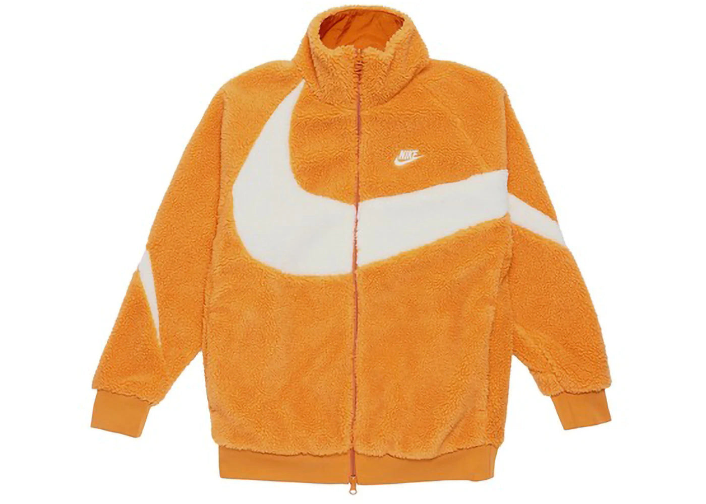 Nike Big Swoosh Reversible Boa Jacket (Asia Sizing)-Hot Curry Coconut Milk