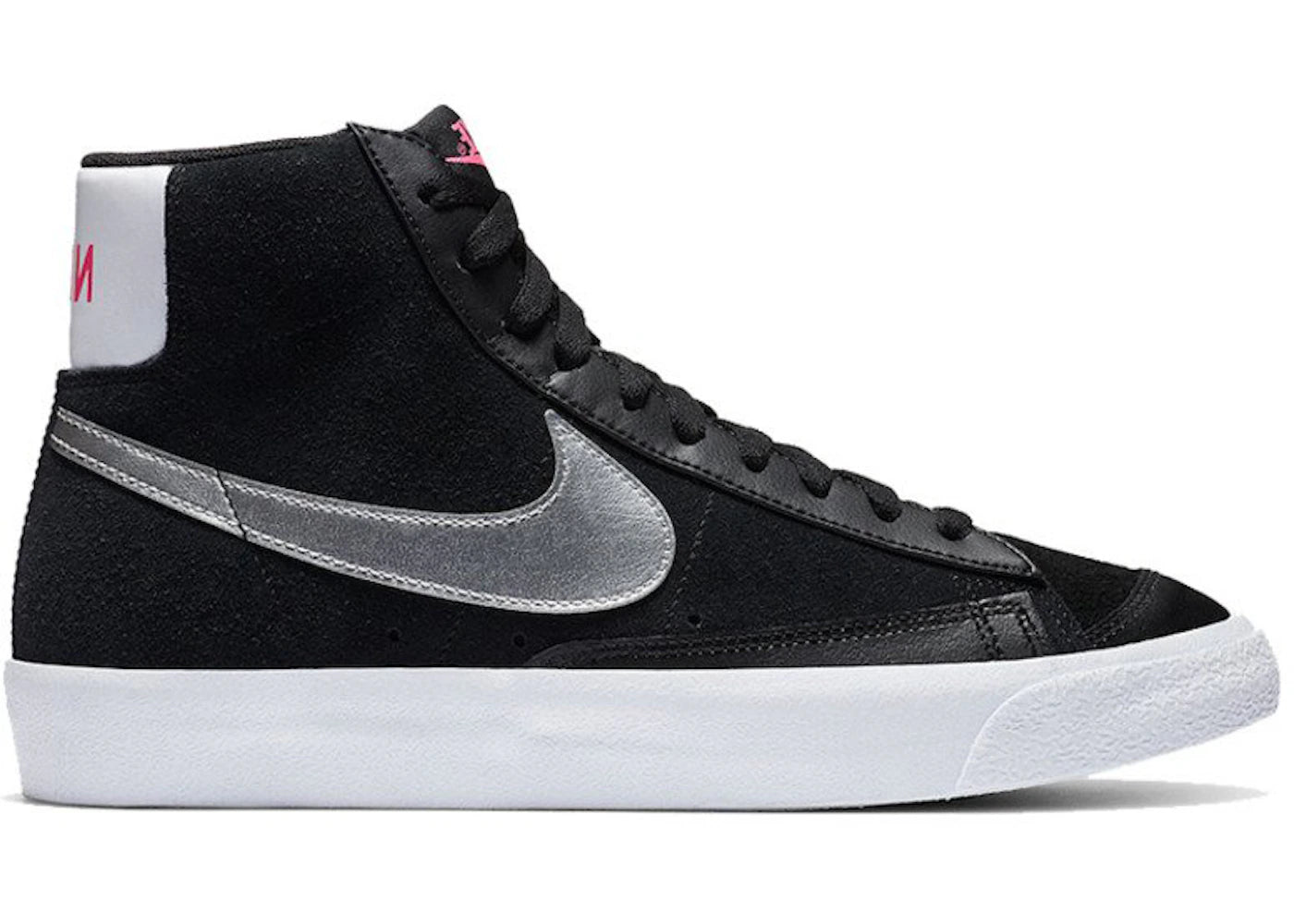 Nike Blazer 77 Mid Vintage - Noir Argent Métallisé (Femme)