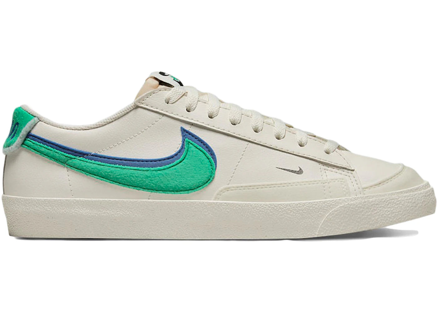Nike Blazer Low 72-Double Swoosh Sail Green Blue