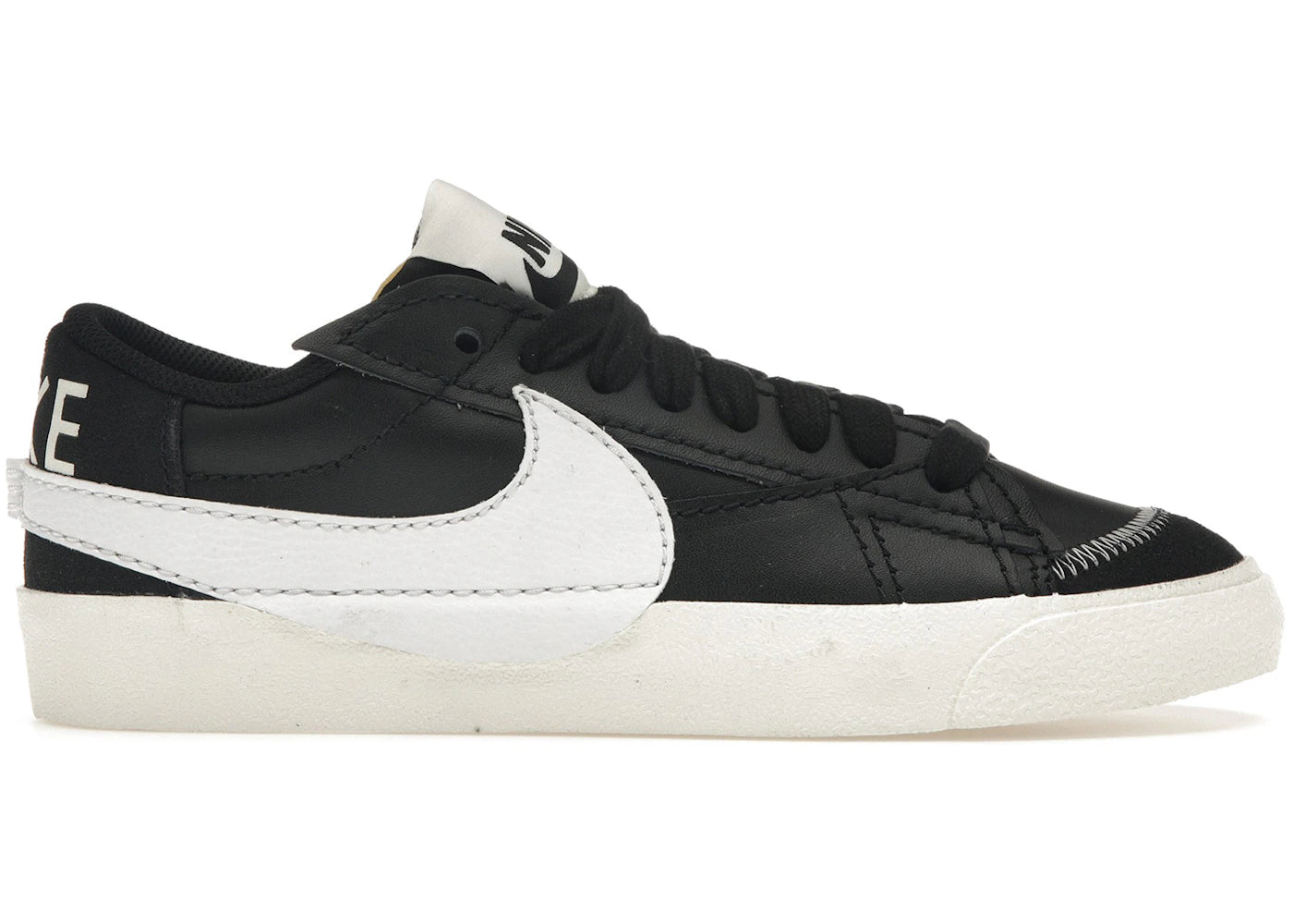 Nike Blazer Low 77 Jumbo - Noir Voile Blanc (Femme)