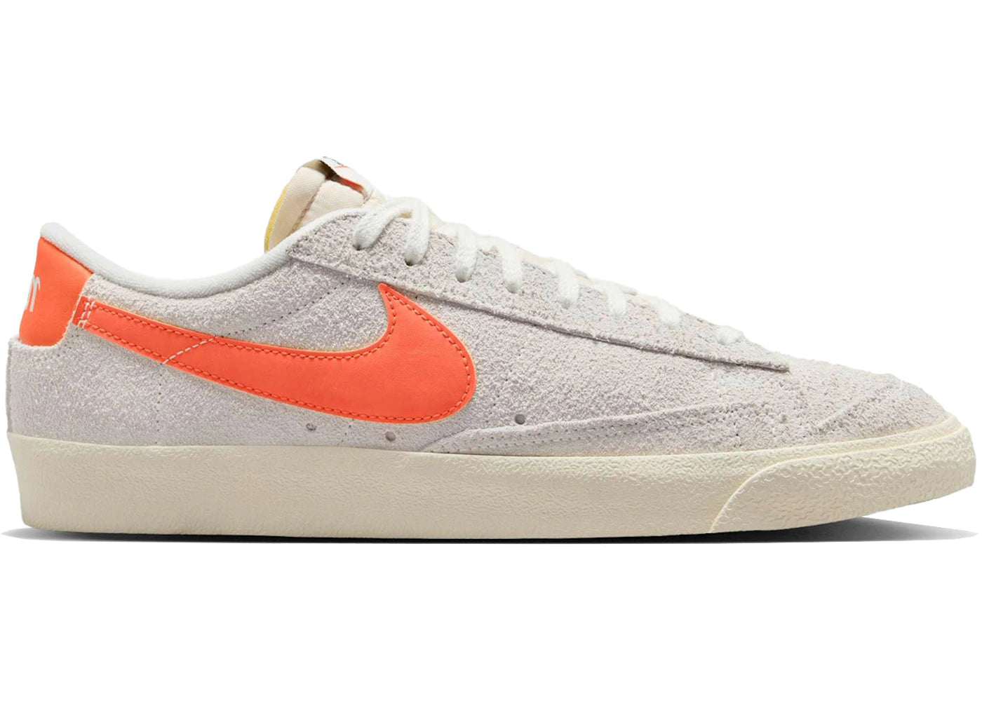 Nike Blazer Low '77 PRM-Coconut Milk Safety Orange