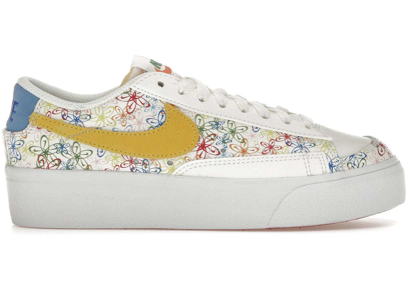 Nike Blazer Low Platform-Floral Sail Sulfur (Women's)