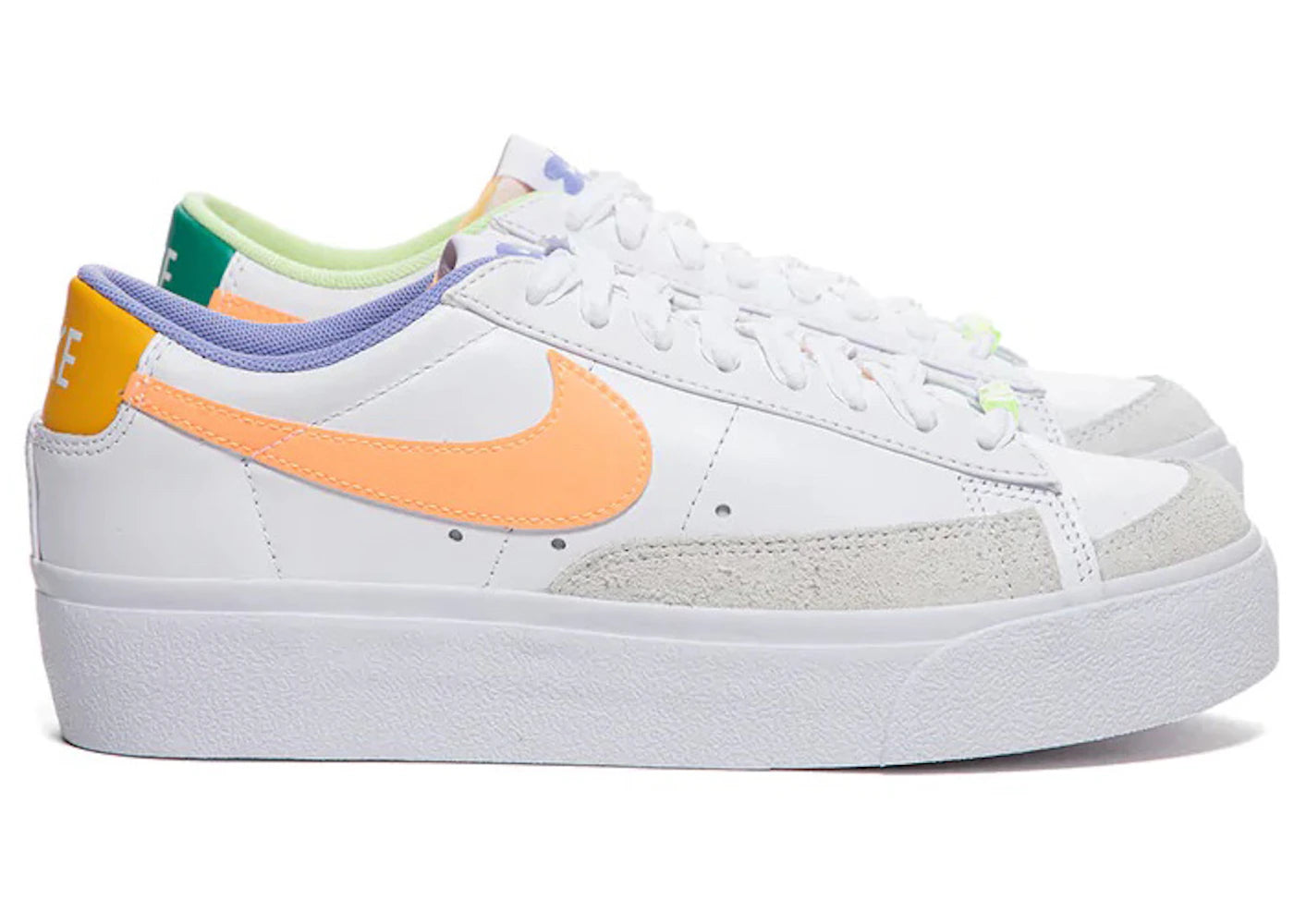 Nike Blazer Low Platform-Peach Cream Light Thistle (Women's)