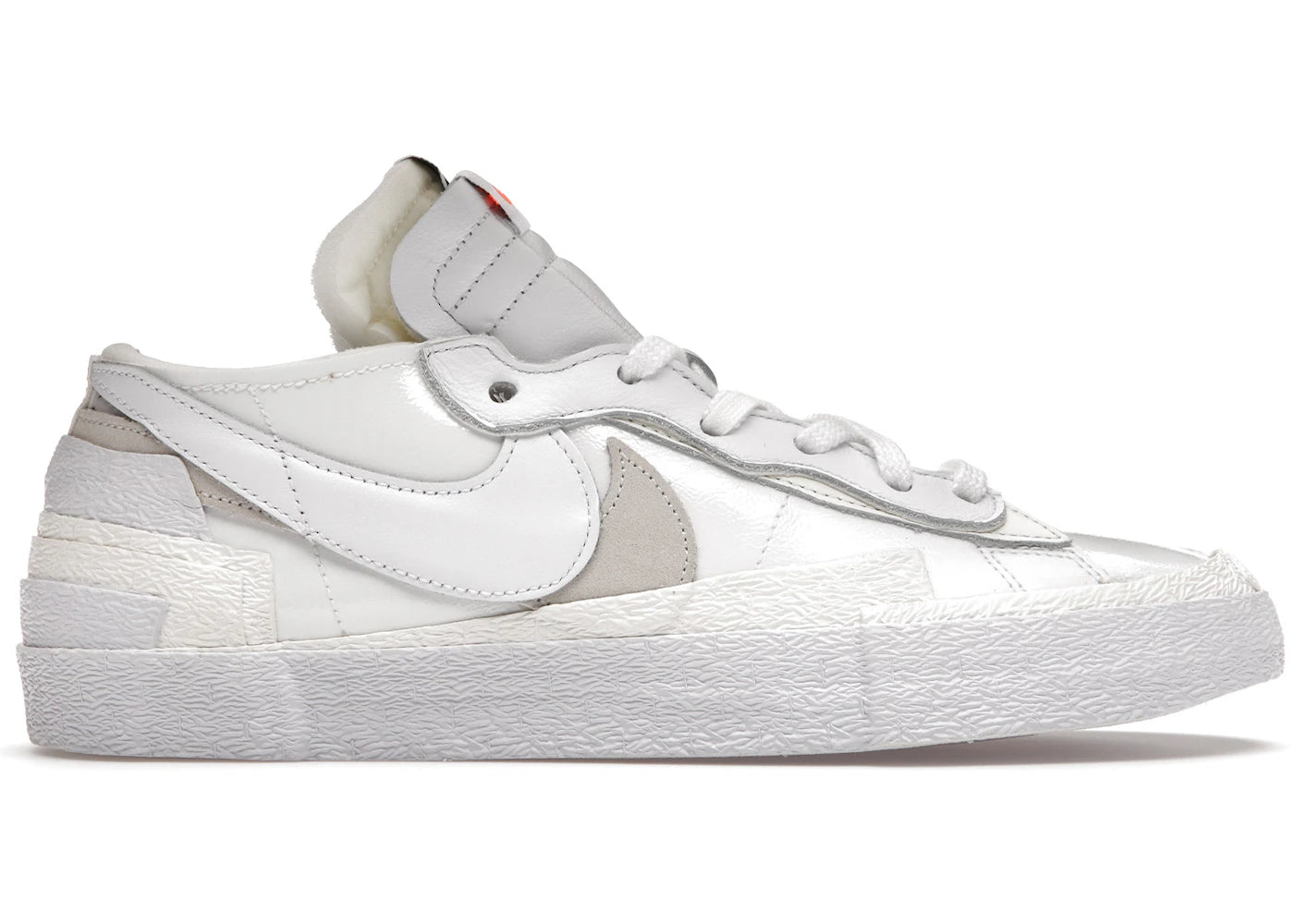 Nike Blazer Low-sacai White Patent Leather