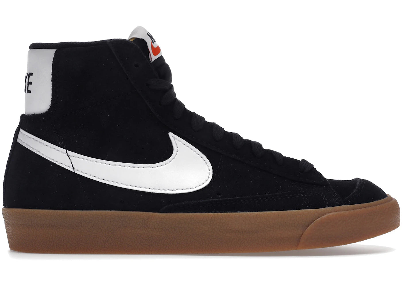 Nike Blazer Mid 77-Black White Gum (Women's)