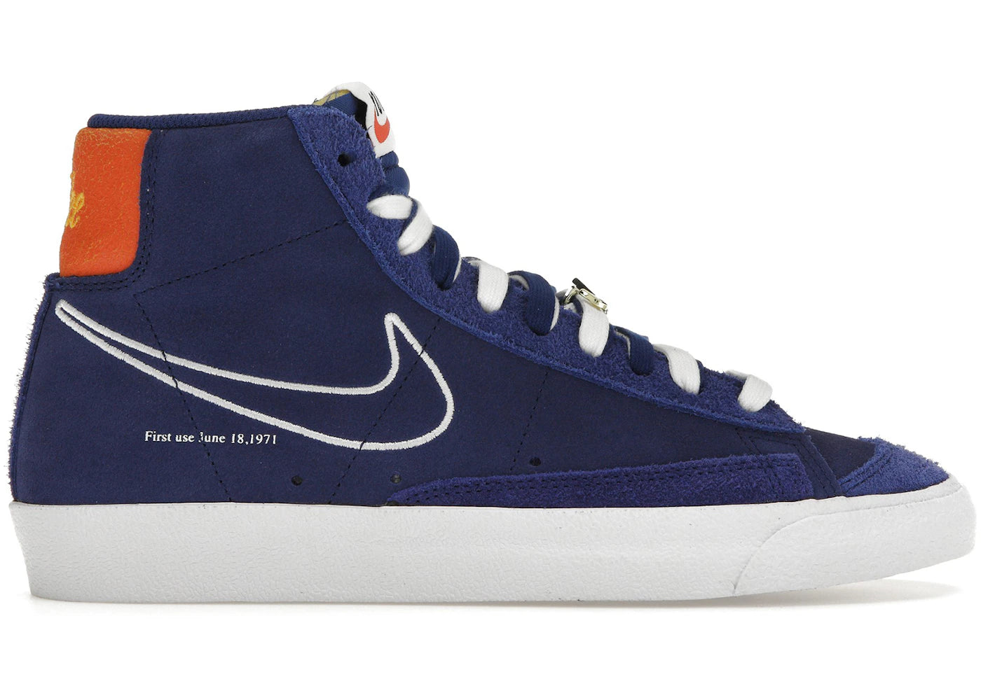 Nike Blazer Mid 77 - Première utilisation Bleu royal profond