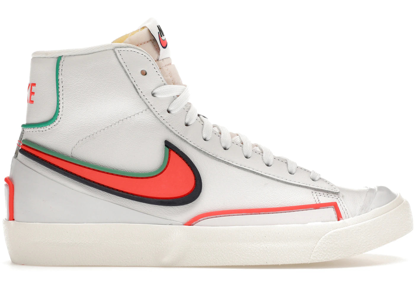 Nike Blazer Mid 77 Infinite-Blanc Cramoisi (Femme)