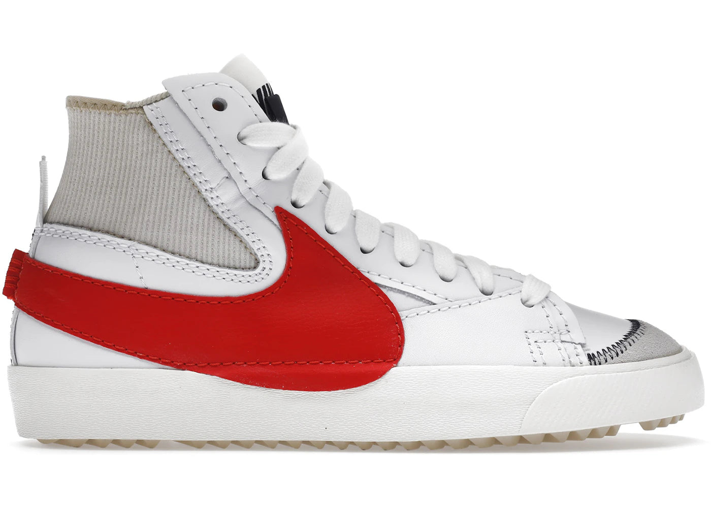 Nike Blazer Mid 77 Jumbo-White Habanero Red
