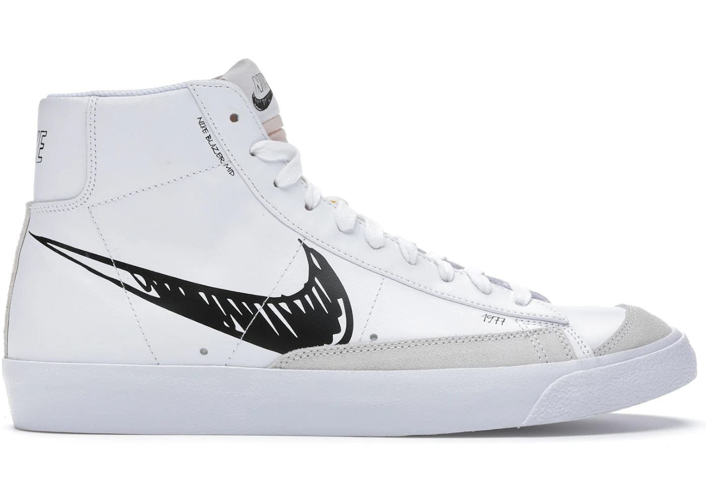 Nike Blazer Mid 77-Sketch White Black
