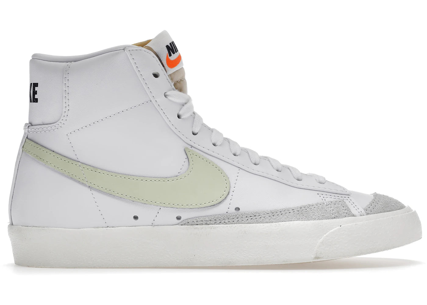 Nike Blazer Mid 77-White Barely Volt (Women's)
