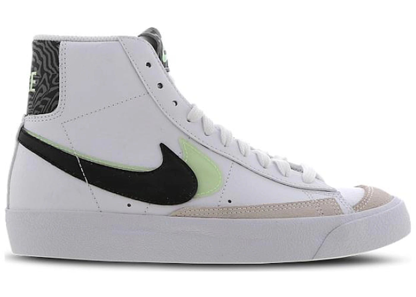 Nike Blazer Mid 77-White Black Green (GS)