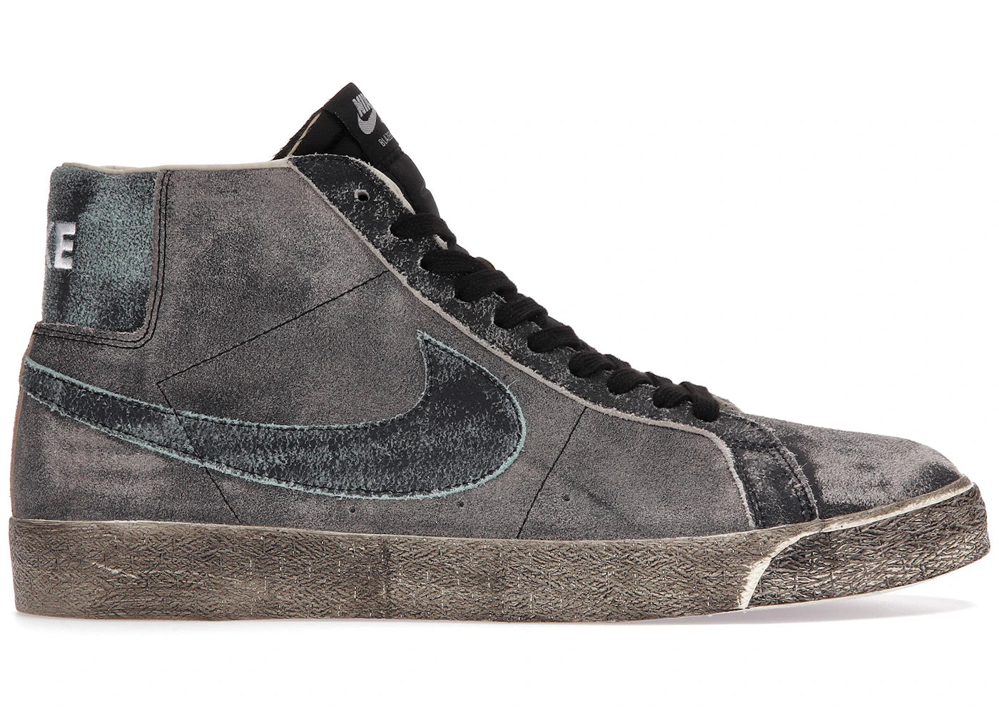 Nike Blazer Mid-Faded Black