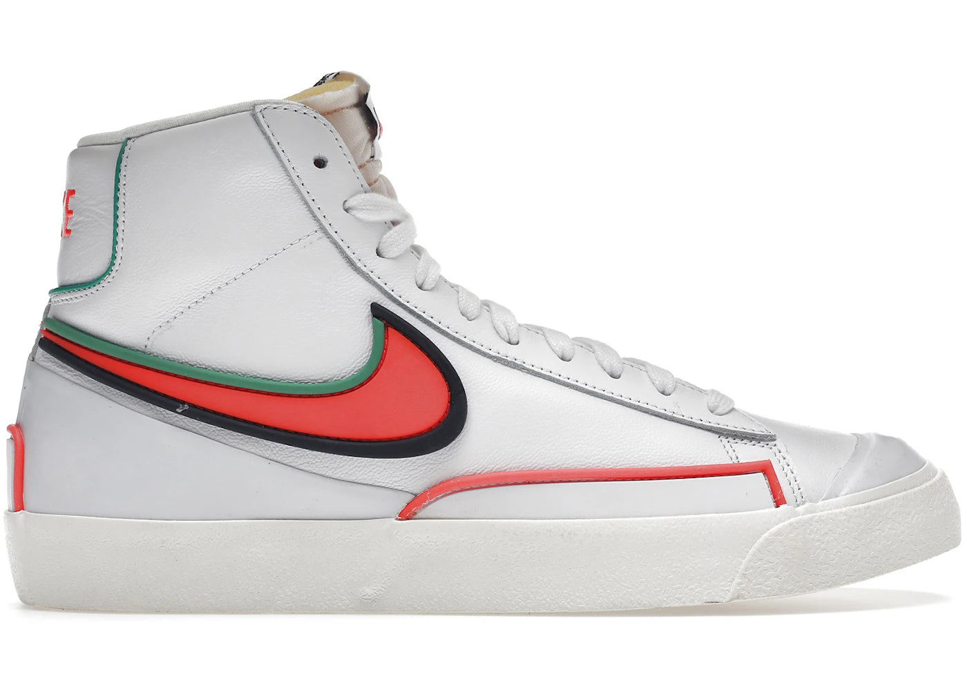 Nike Blazer Mid Infinite-White Bright Crimson