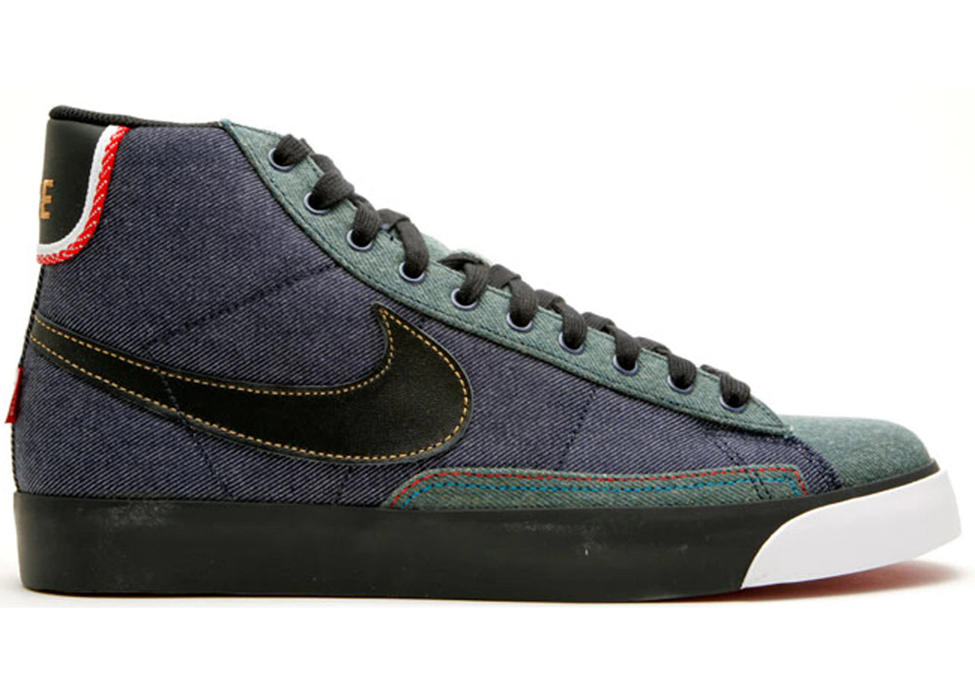 Nike Blazer mi-long en denim selvedge