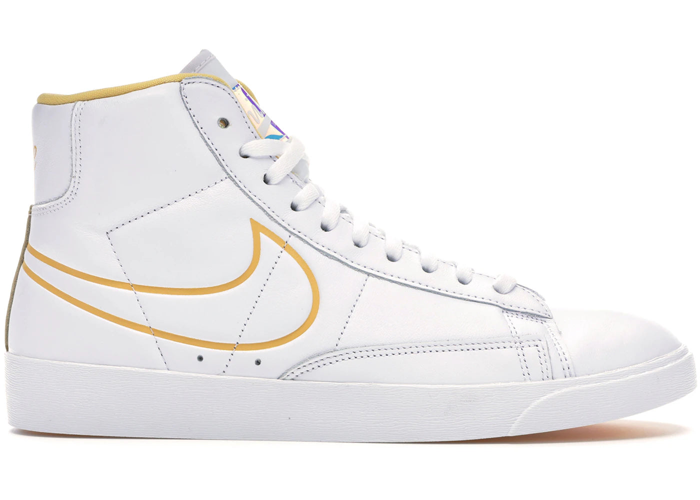 Nike Blazer Mid-White Topaz Gold (Women's)